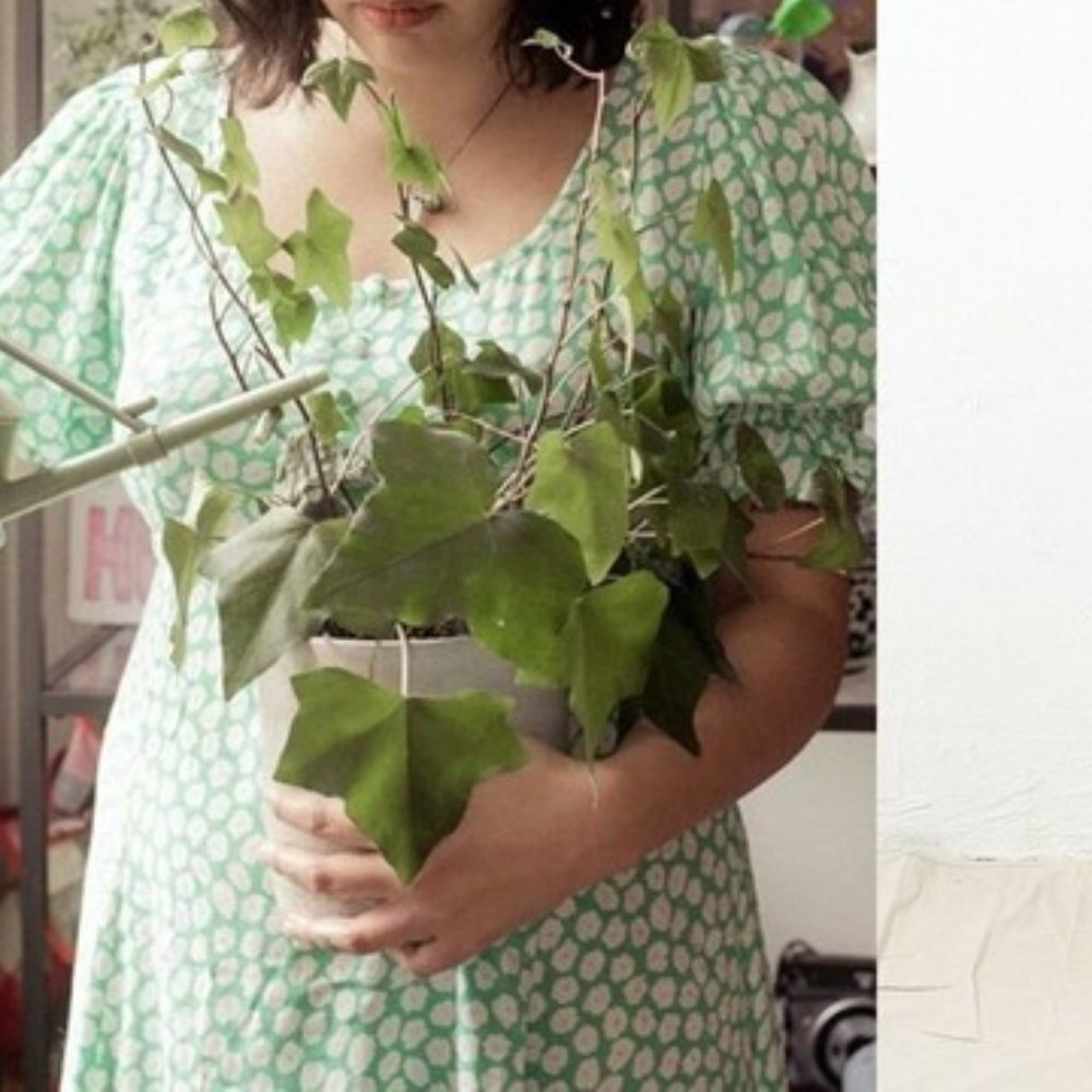 Faithfull The Brand La Barben Bella Floral Avocado Green Mini Dress NWT - Picture 2 of 14